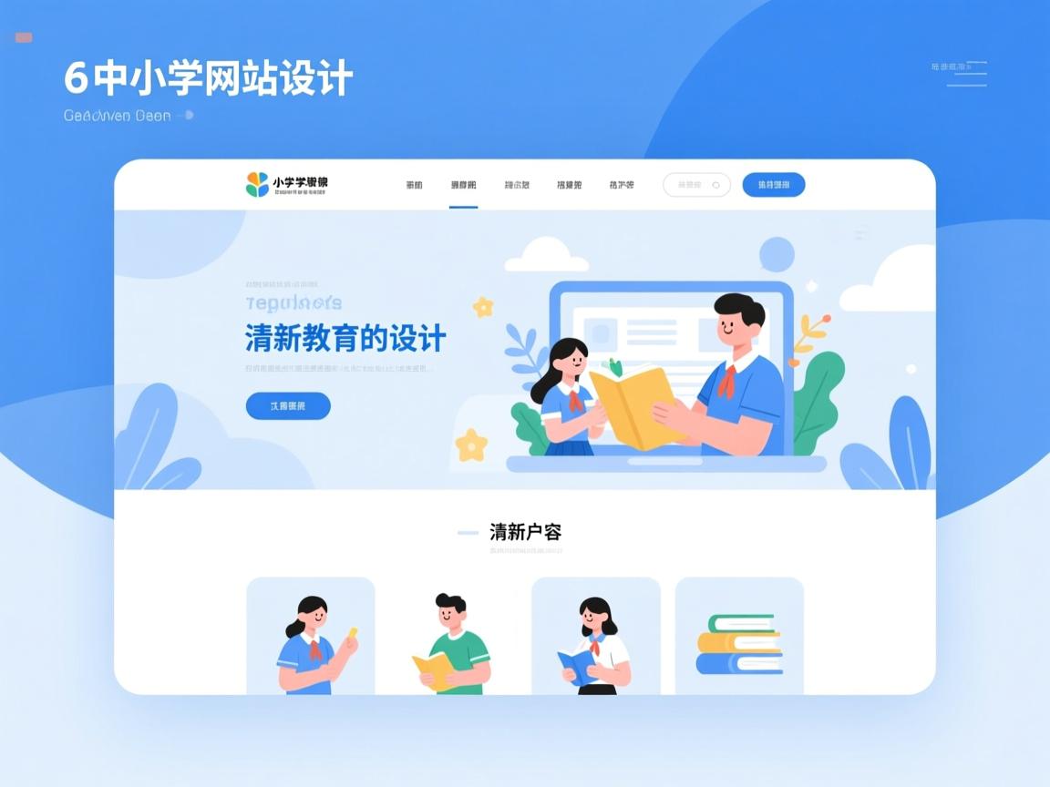 清新小学网站设计 - 网站建设的基本流程是什么? 普通人也能看懂的操作指南 - 鱼米玖-上海锐衡凯网络科技有限公司